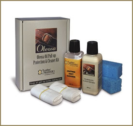 Leather Master Oleosa Revitalizer and Cleaner Kit | Leather Restoration Services Milwaukee WI